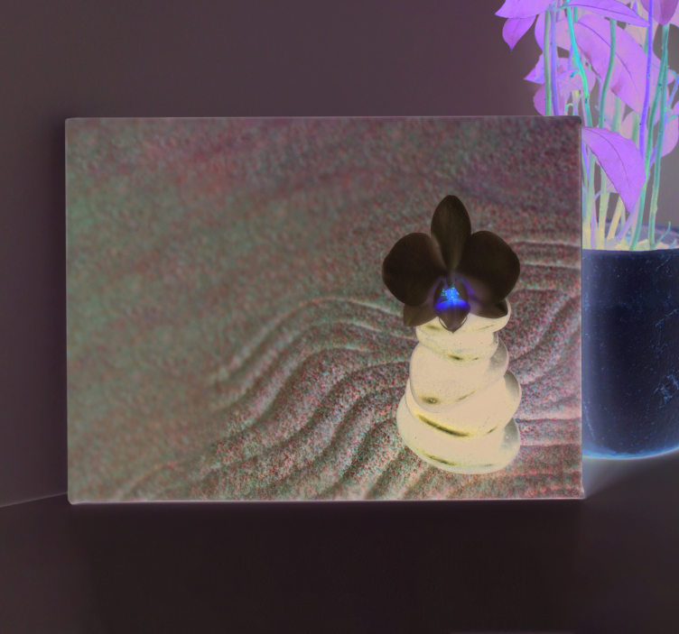 táblázatok nappali zen kövek - TenStickers