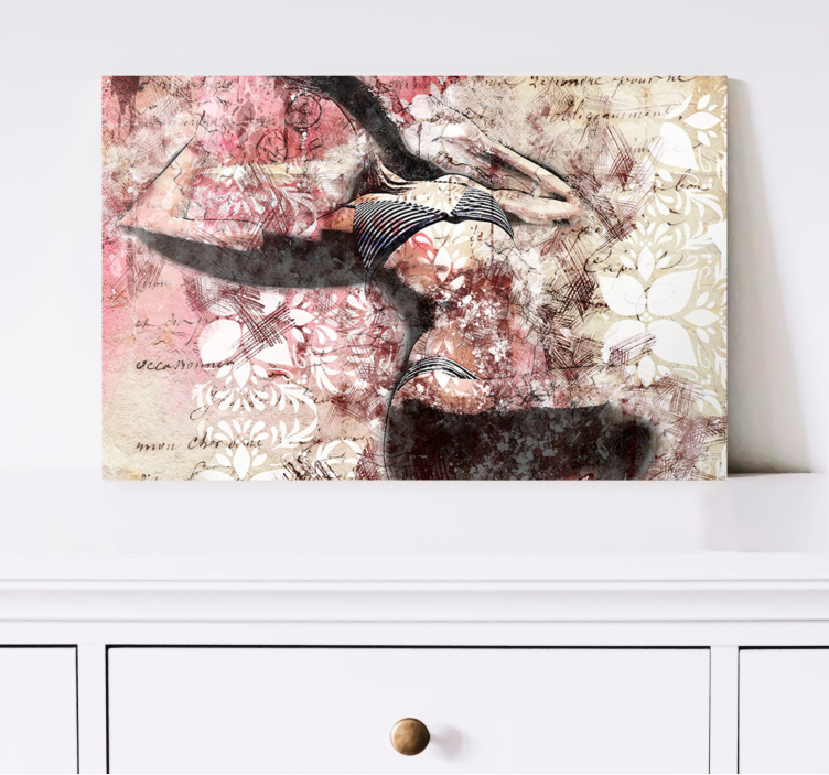 Táncos siluett tervezés táblázatok emberek és karakterek - TenStickers