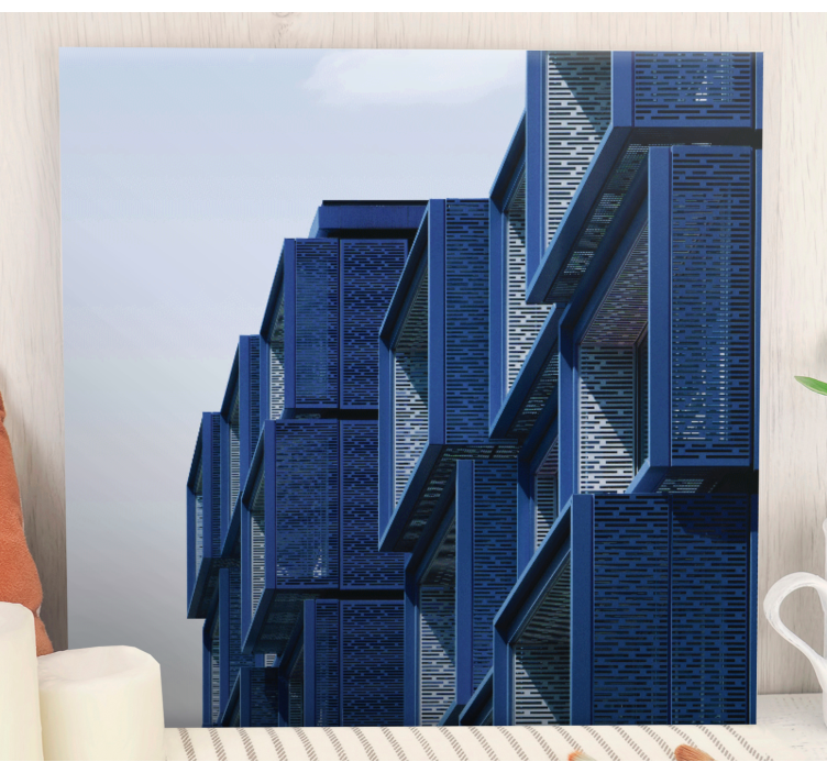 Vászon mordern jövőbeli építészeti forma - TenStickers