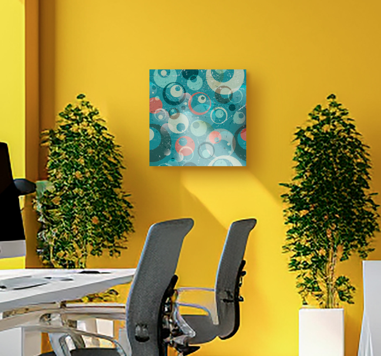 vászon Művészet körök absztrakt - TenStickers