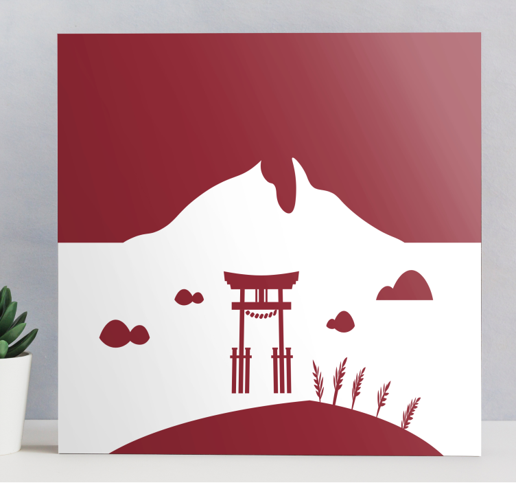 Vászon oriental japán torii kapu - TenStickers