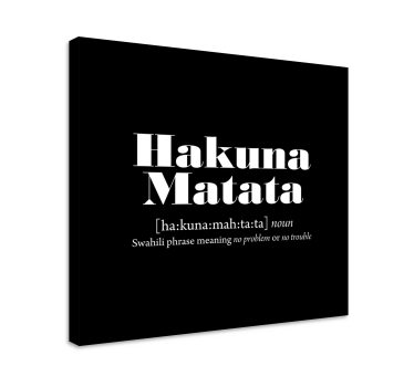 Hakuna matata jelentése fali művészet idézet nyomatok - TenStickers