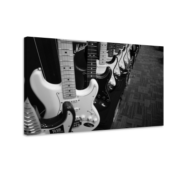 Guitarras electricas zene vászon fal művészet - TenStickers