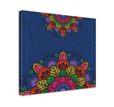 Színes mandala nyomtatott fal művészet - TenStickers