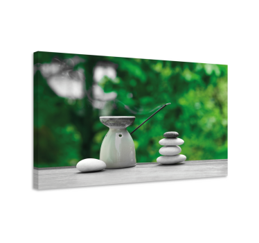 Zen fürdőszoba zen vászon fal art - TenStickers