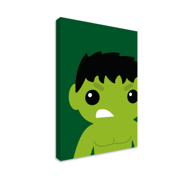 Szuperhősök hulk infantil szuperhős keretes falikép - TenStickers