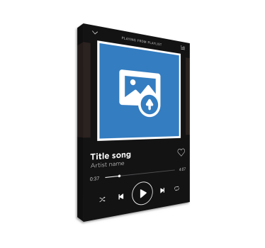 Spotify zene vászon fal művészet - TenStickers