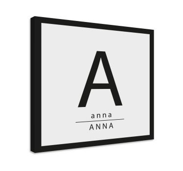 Minimalista levelek levél vászon fal art - TenStickers