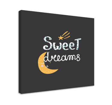 édes álmok hálószoba vászon art - TenStickers