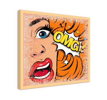 Pop art arc vászon art - TenStickers