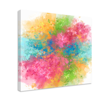 Colorfull splash festék vászon art - TenStickers