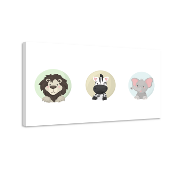 állatok állati vászon - TenStickers