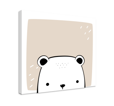 Baba jegesmedve állati vászon - TenStickers