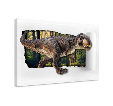 3d-s dinoszaurusz fal művészet - TenStickers