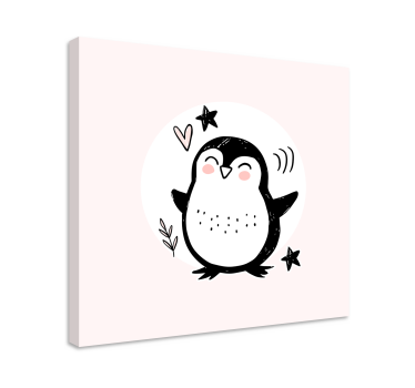 Aranyos rajzolt baba pingvin doodle fal képek óvoda - TenStickers