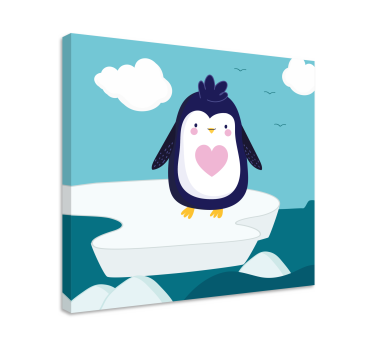 Aranyos rajzfilm pingvin fal képek óvoda - TenStickers