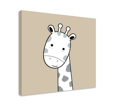 északi bézs zsiráf állati vászon - TenStickers