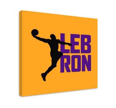 Lebron james hűvös kosárlabda otthoni vászonképek - TenStickers