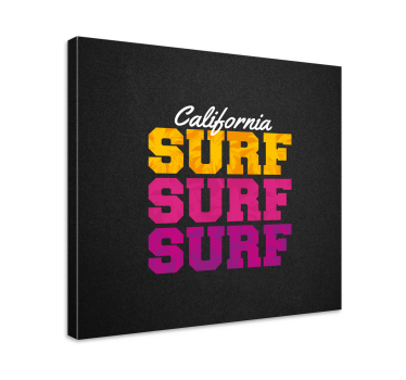 California surf színes design fal nyomatok nappali - TenStickers