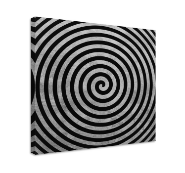 Fekete -fehér örvény 3d vászon képek - TenStickers