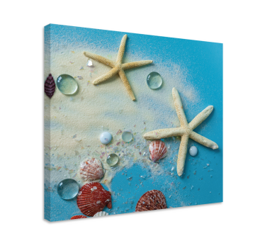 Tengeri csillag színes homok 3d vászon képek - TenStickers