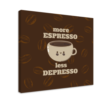 Espresso vicces idézet fali művészet idézet nyomatok - TenStickers