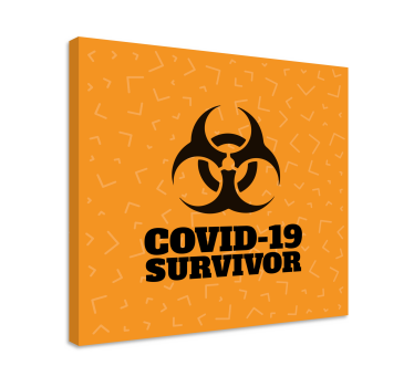 Covid túlélő vicces design fali művészet idézet nyomatok - TenStickers