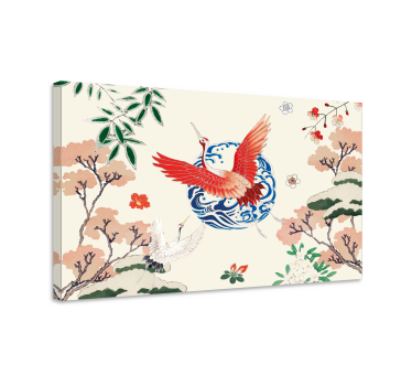 Chinoiserie vintage fali nyomatok - TenStickers