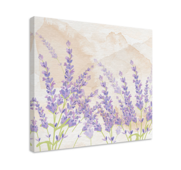 Provence-i festmény akvarell levendula virágos vászon - TenStickers