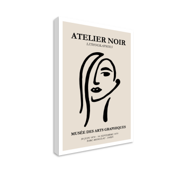 Atelier noir vászonművészet - TenStickers