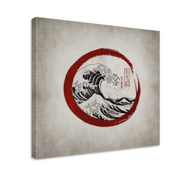 A kanagawa vászonművészet nagy hulláma - TenStickers