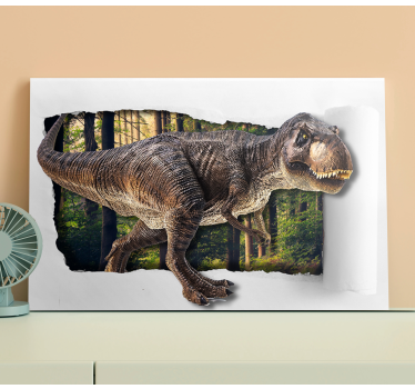 3d-s dinoszaurusz fal művészet - TenStickers