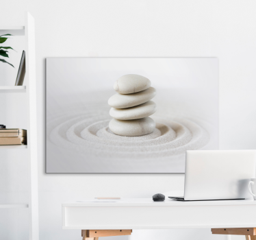 Zen kövek verem vászon fal art - TenStickers