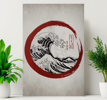 A kanagawa vászonművészet nagy hulláma - TenStickers