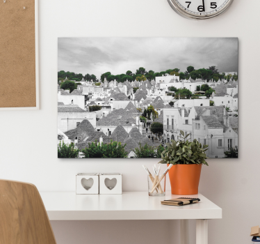 Alberobello trulli városkép nyomatok - TenStickers