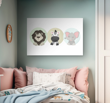 állatok állati vászon - TenStickers