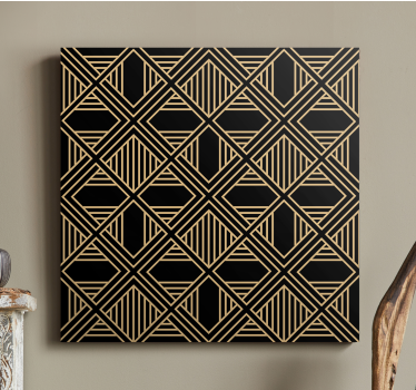 Art deco nagyszerű gatsby stílusú mintás fali nyomatok - TenStickers