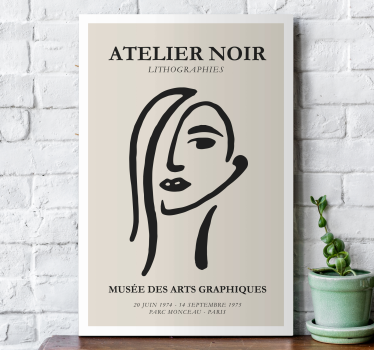 Atelier noir vászonművészet - TenStickers