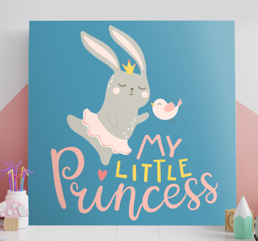Bebe conejo frase mi princesa faliképek az óvodához - TenStickers
