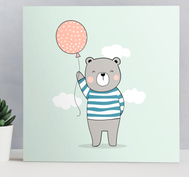 Bebe oso peluche fali képek az óvodához - TenStickers