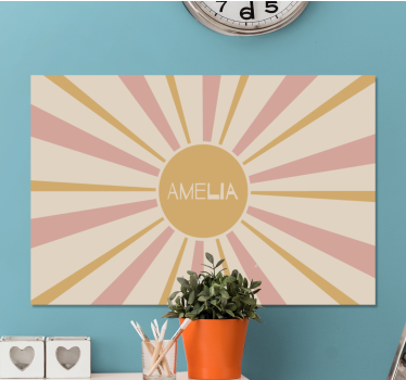 "boho" színes napfali képek óvodába - TenStickers