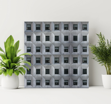 Brutalista építészet 3d vászonképek - TenStickers