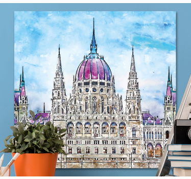 Budapesti parlament városképet nyomtat - TenStickers