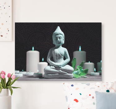 Dekoratív zen vászon fal art - TenStickers