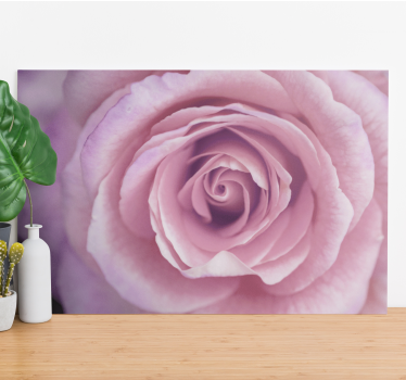 Elegáns óriás rózsaszín rózsa design virágos vászon - TenStickers