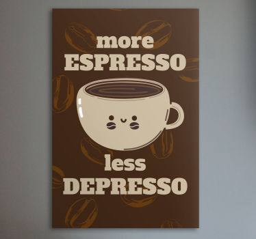 Espresso vicces idézet fali művészet idézet nyomatok - TenStickers