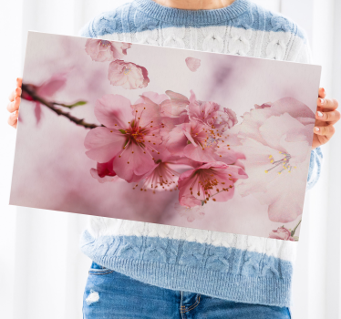 Fürdő virágok fürdőszoba fal art vászon - TenStickers