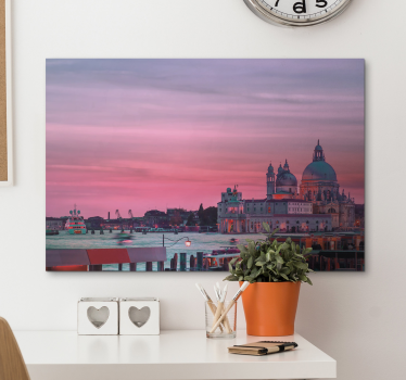 Gyönyörű naplemente, velence városára nyomatok - TenStickers