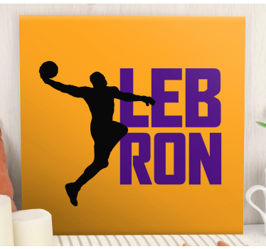 Lebron james hűvös kosárlabda otthoni vászonképek - TenStickers