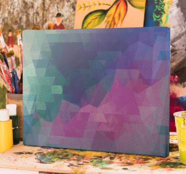 Mosaico abstracto colorido fotómozaik vászon - TenStickers